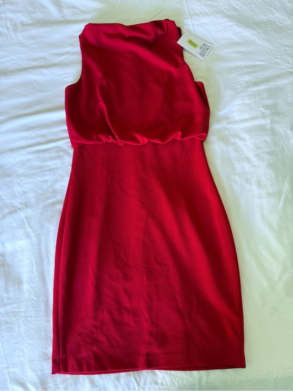 Badgley Mischka Red Cocktail Dress